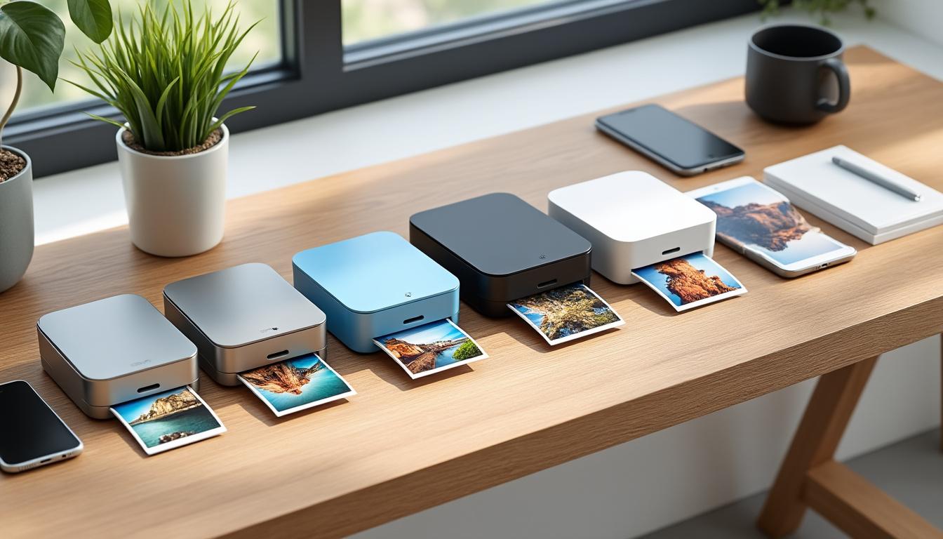 découvrez notre comparatif des meilleures imprimantes nomades photo compactes pour choisir le modèle idéal, pratique et performant, à emmener partout.