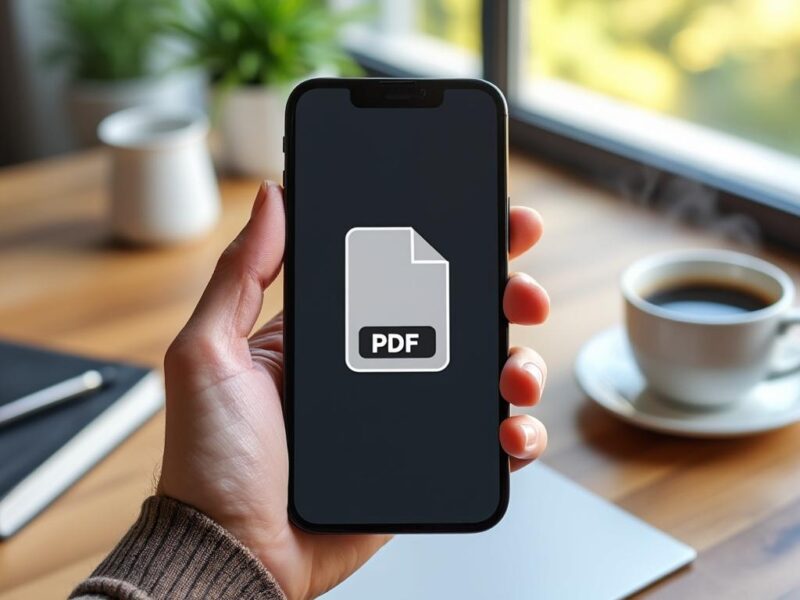Convertir en PDF une photo sur iPhone : le guide pratique pour vos documents