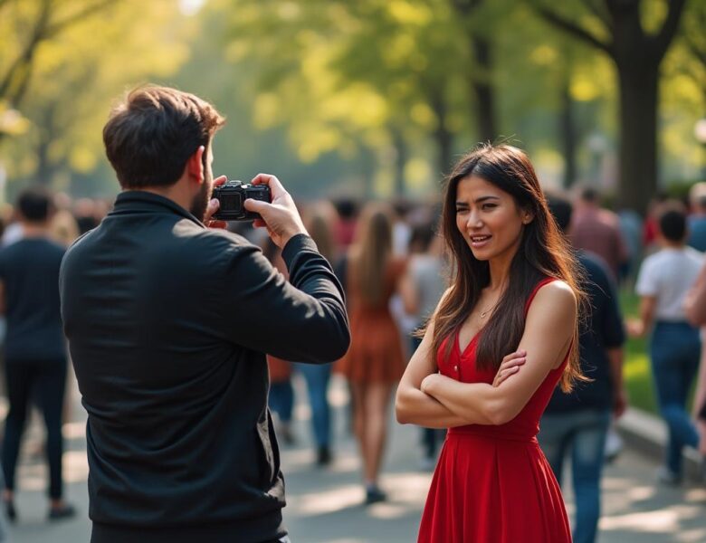 Les conséquences de prendre quelqu&rsquo;un en photo sans son autorisation dans un lieu public