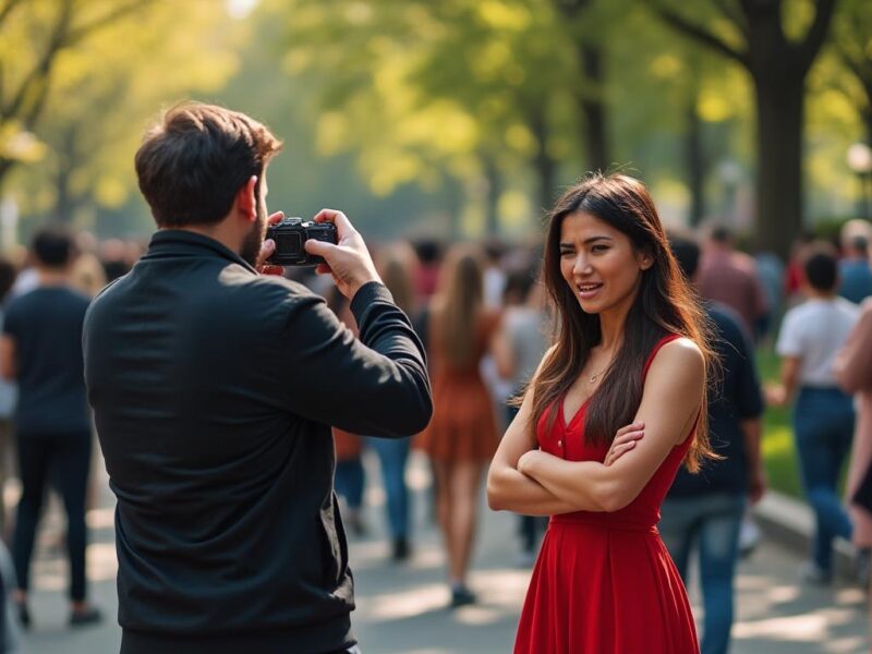 Les conséquences de prendre quelqu&rsquo;un en photo sans son autorisation dans un lieu public